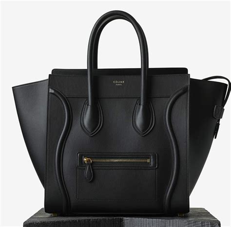 celine medium black smooth luggage tote|Celine tote reviews.